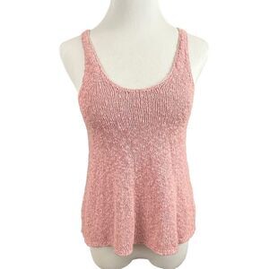American Eagle Bubblegum Pink Crisscross Back Knit Tank XS